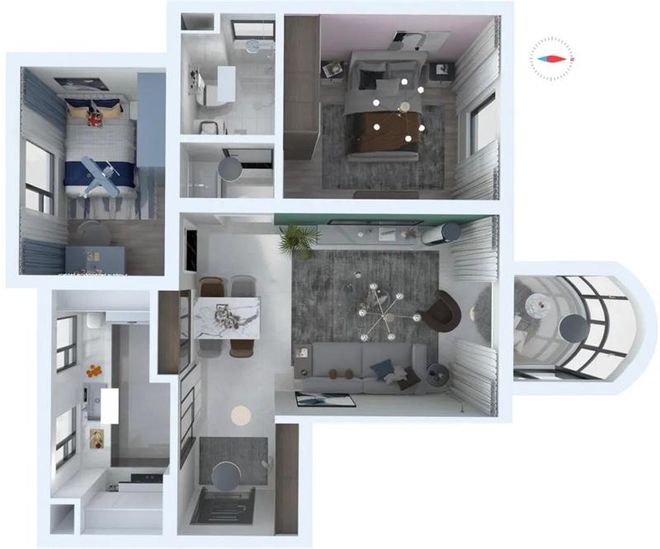 老兩口的生活叫人羨慕，93平米現(xiàn)代簡約裝修，立馬價值翻百倍！