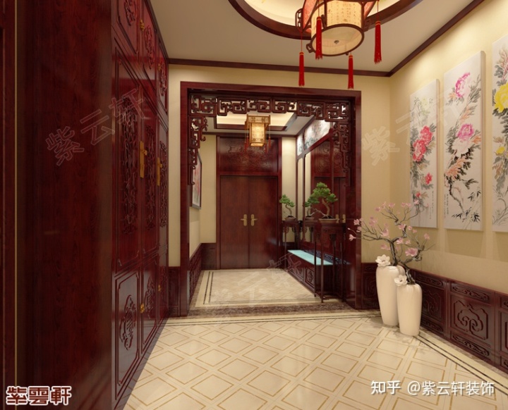 唯美中式古典裝修效果圖，你心動了嗎？