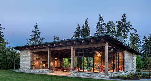 自建聯(lián)排別墅設(shè)計，外觀樸實無華，進(jìn)門就被這種格局迷住了！