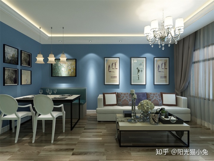 別墅裝修樣板房，給出4個房屋布置干貨