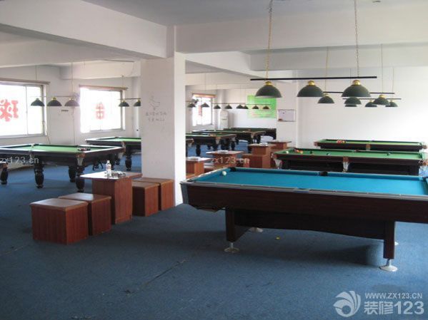 臺(tái)球廳裝修多少錢？臺(tái)球廳面積是100平米