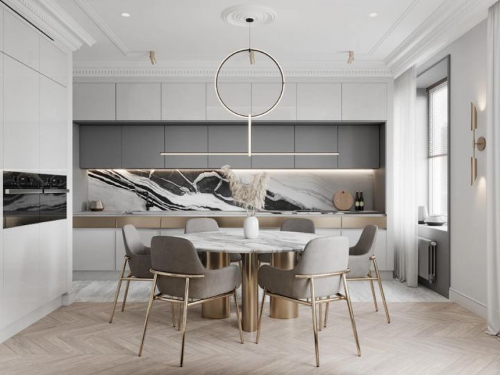 地中海式廚房裝修圖片_裝修廚房效果圖片大全_敞開(kāi)式廚房裝修效果圖