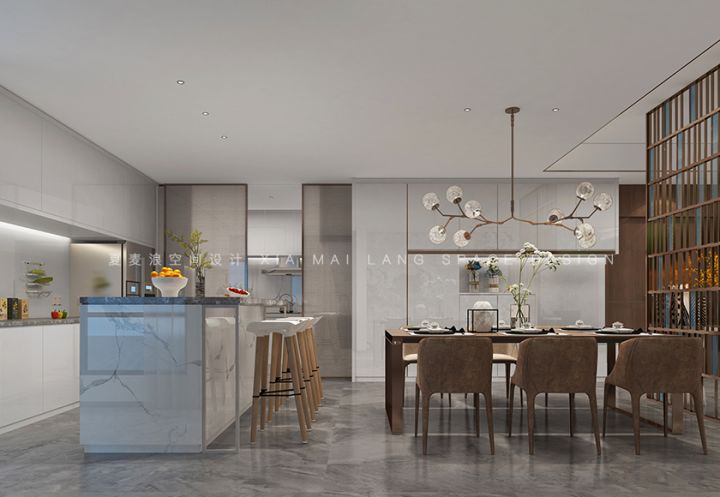 地中海式廚房裝修圖片_裝修廚房效果圖片大全_敞開(kāi)式廚房裝修效果圖