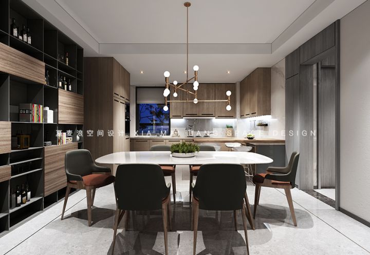 敞開(kāi)式廚房裝修效果圖_裝修廚房效果圖片大全_地中海式廚房裝修圖片