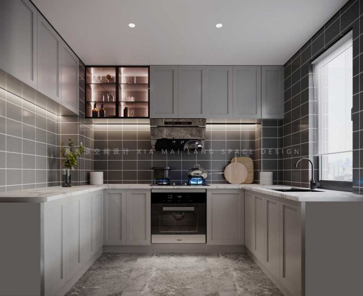 地中海式廚房裝修圖片_裝修廚房效果圖片大全_敞開(kāi)式廚房裝修效果圖