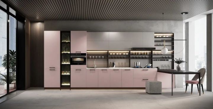 裝修廚房效果圖片大全_敞開(kāi)式廚房裝修效果圖_地中海式廚房裝修圖片