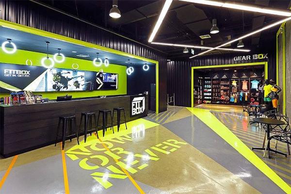 上海，健身房裝修，設(shè)計