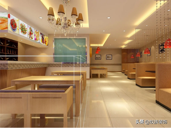 餐廳店面裝修設(shè)計_小店面餐廳裝修效果圖_餐廳店面裝修