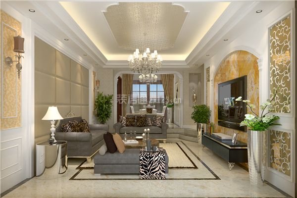 客廳吊頂設(shè)計效果圖
