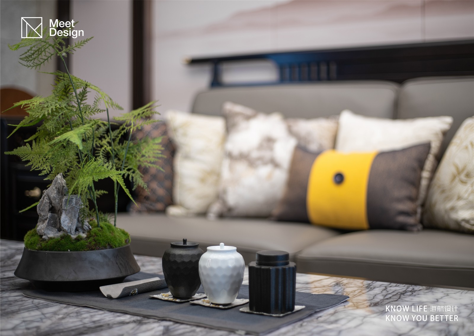 客廳裝修效果圖品“新中”風(fēng)骨，享悠然人生中式現(xiàn)代客廳設(shè)計(jì)圖片賞析