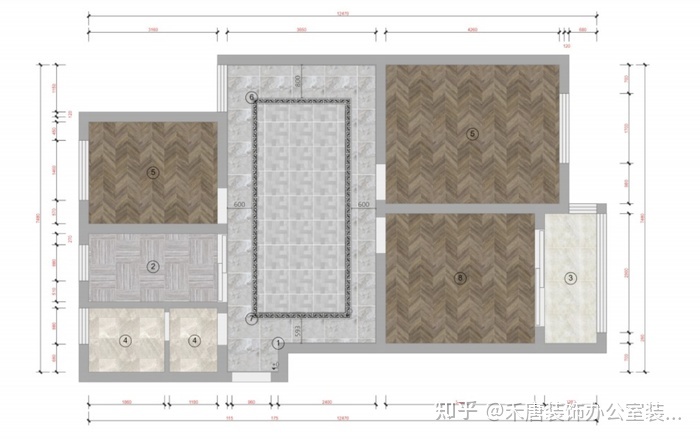 小三陽裝修平面效果圖_裝修平面圖_裝修平面設(shè)計(jì)圖軟件