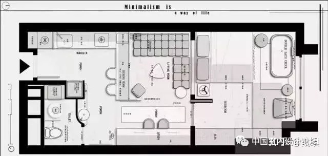 看看家居服睡衣裝修平面設(shè)計圖_50平米小戶型裝修平面_裝修平面圖