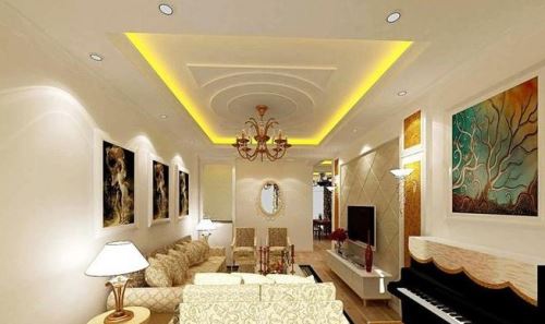 【太原客廳裝修】參考這6種方案，不吊頂也檔次感！
