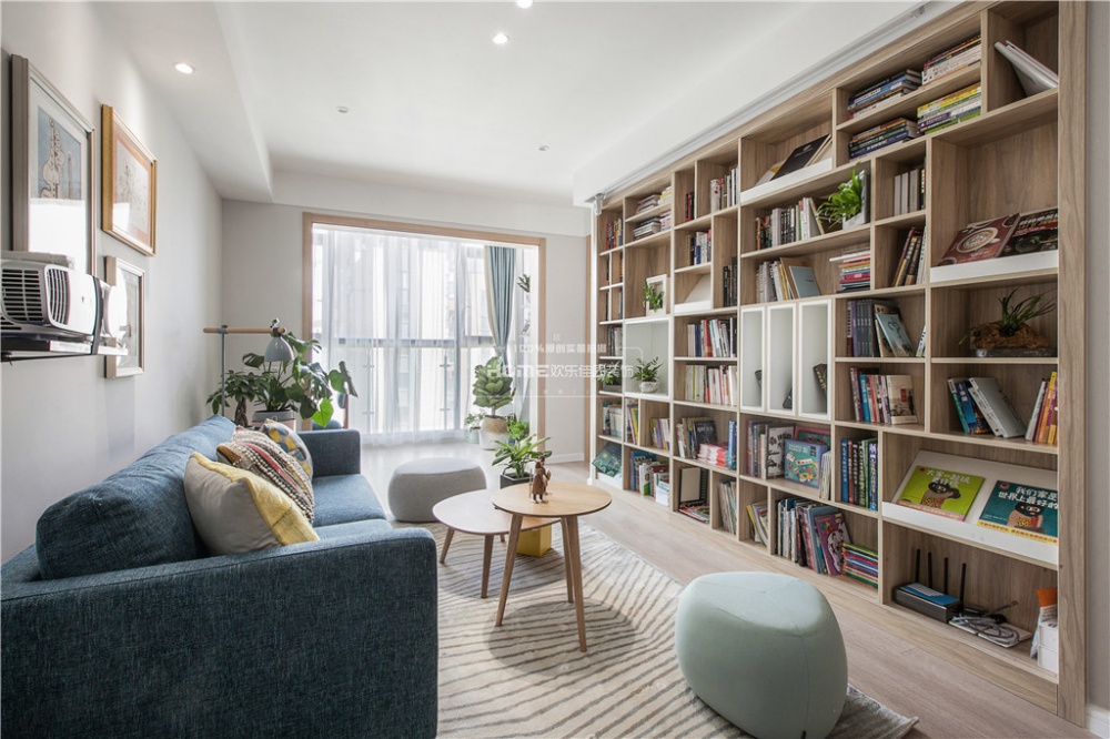 客廳窗簾裝修效果圖歡樂佳園裝飾|我家，不是樣板房北歐極簡(jiǎn)客廳設(shè)計(jì)圖片賞析