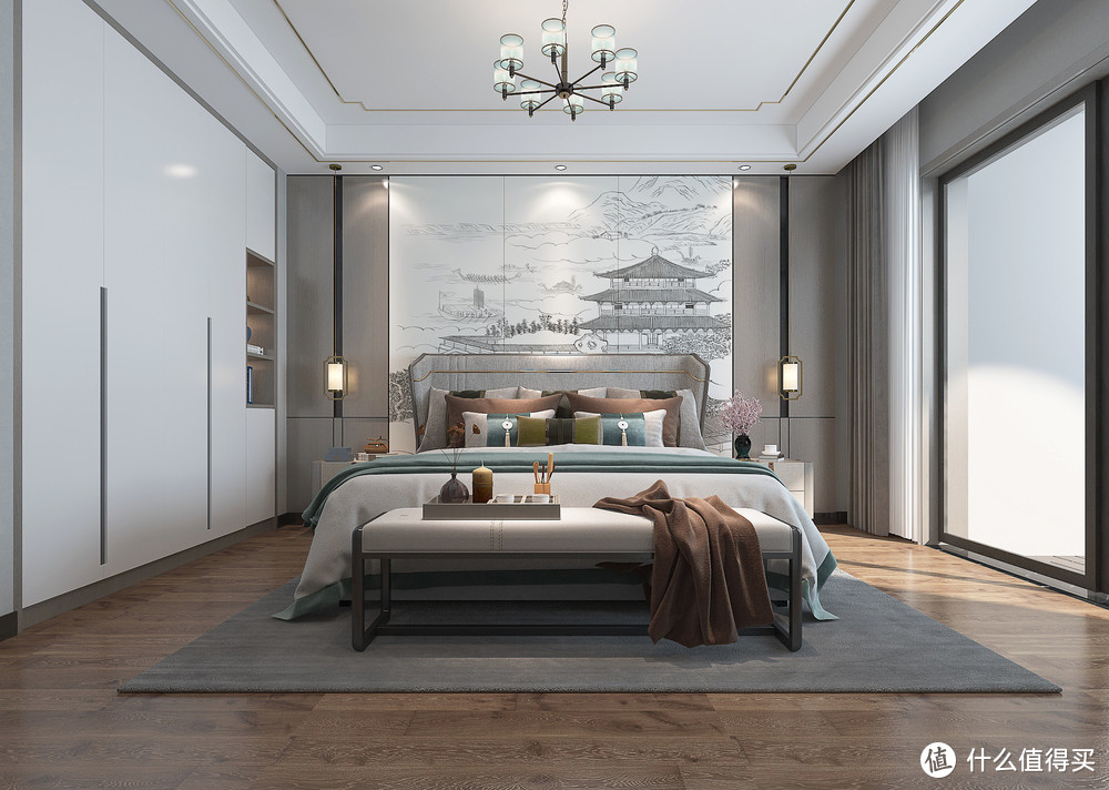 看南通夫妻的新中式風(fēng)格裝修，那叫一個高級，全屋清爽，超級治愈