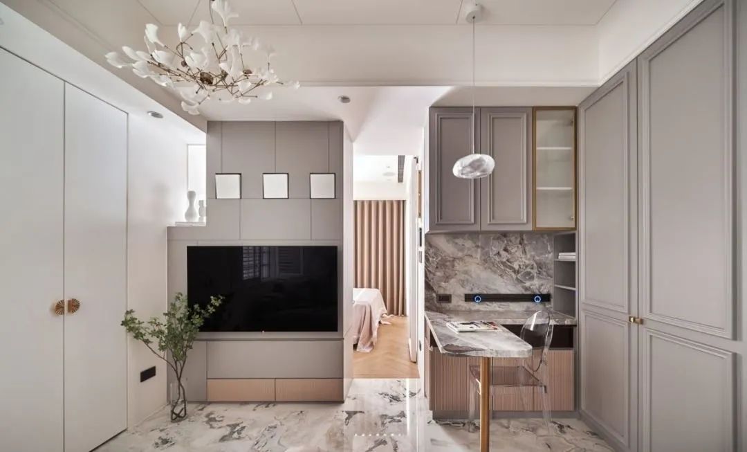 愛(ài)了！30㎡法式風(fēng)格家，有大浴室、梳妝臺(tái)，閨蜜大贊