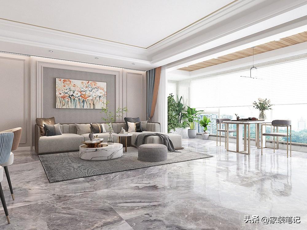 看了這對夫妻的136㎡美式輕奢風(fēng)，讓我對裝修有了新的認(rèn)知，很美