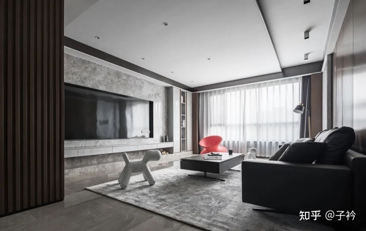 客廳電視墻裝修設(shè)計(jì)_客廳墻三米六買多大電視_新中式客廳電視背墻墻