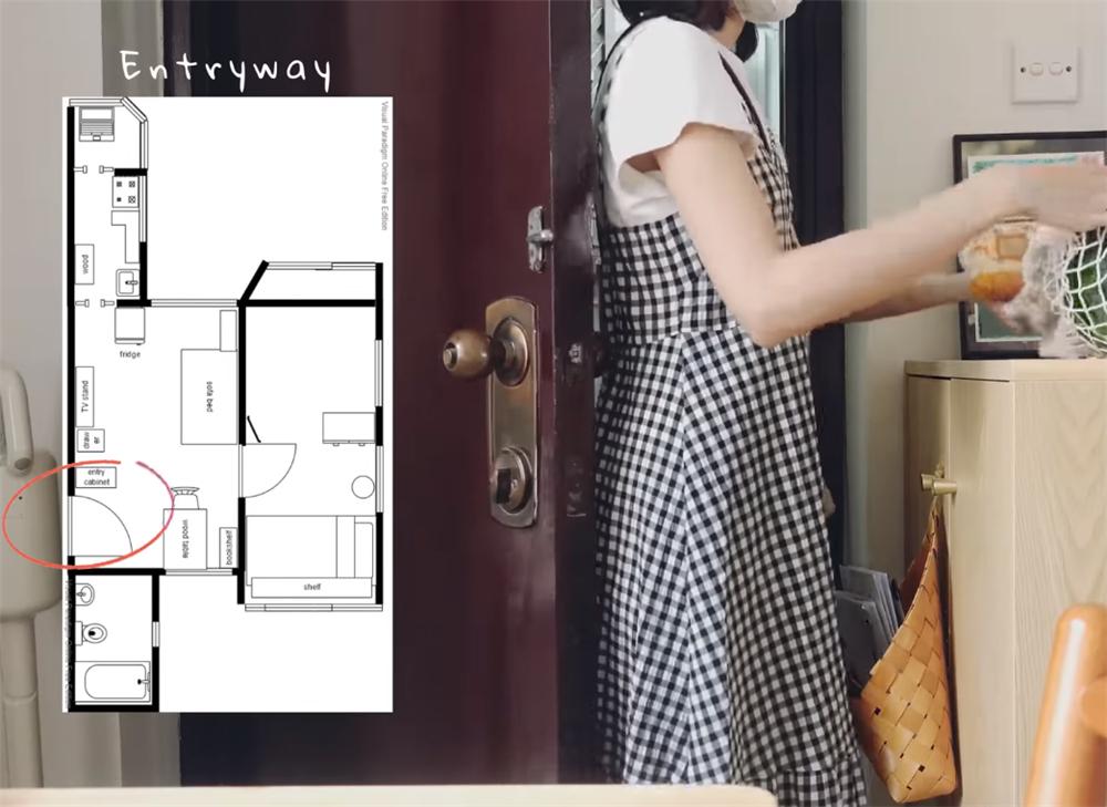 29歲姑娘獨(dú)居26㎡小家1年，面積雖小卻南北通透，一人住真的太爽