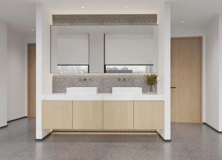 大樓裝修效果圖_辦公大樓裝修_300多平 的生產 辦公場地裝修