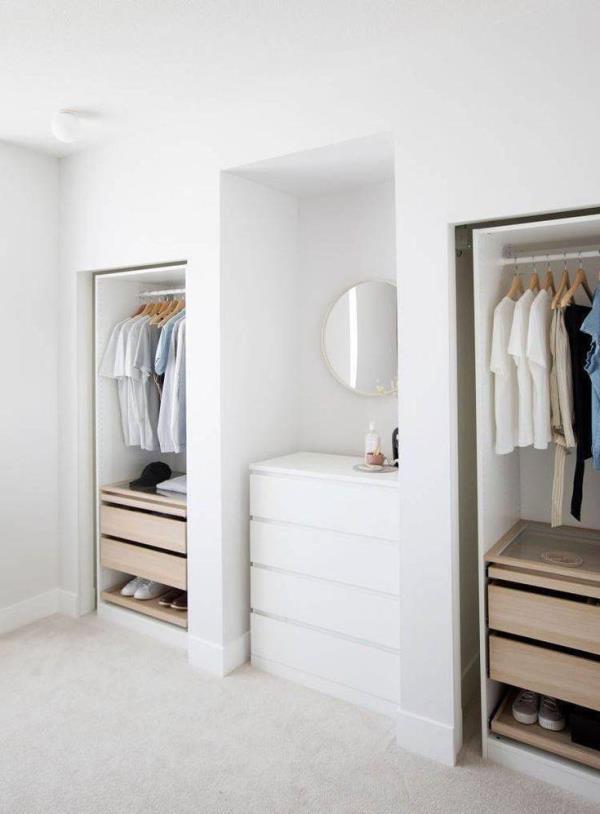 三亞裝修公司：小戶型房子裝修，臥室墻上挖三個壁櫥！