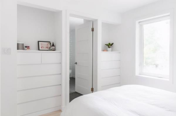 三亞裝修公司：小戶型房子裝修，臥室墻上挖三個壁櫥！