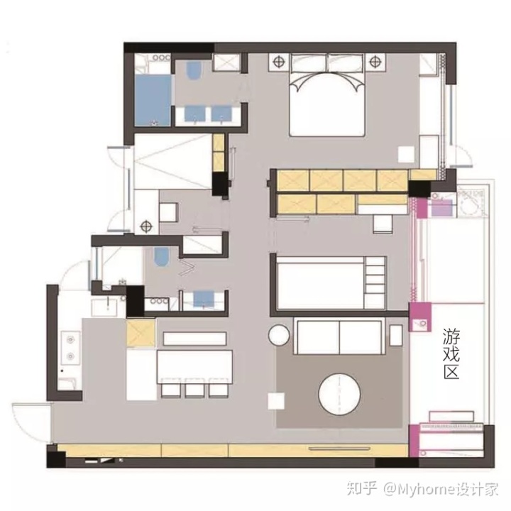三室2衛(wèi)裝修_三室兩廳兩衛(wèi)裝修效果圖圖片_三室兩廳兩衛(wèi)裝修效果圖現(xiàn)代風