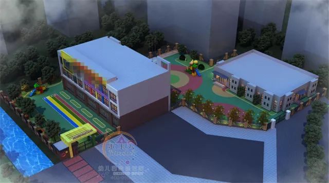 2000㎡歐式裝修效果圖，歸還孩子們最寶貴的童年