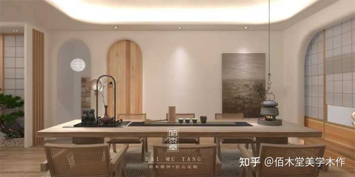 禪意風格室內(nèi)設計_禪意裝修風格_禪意風格茶室效果圖