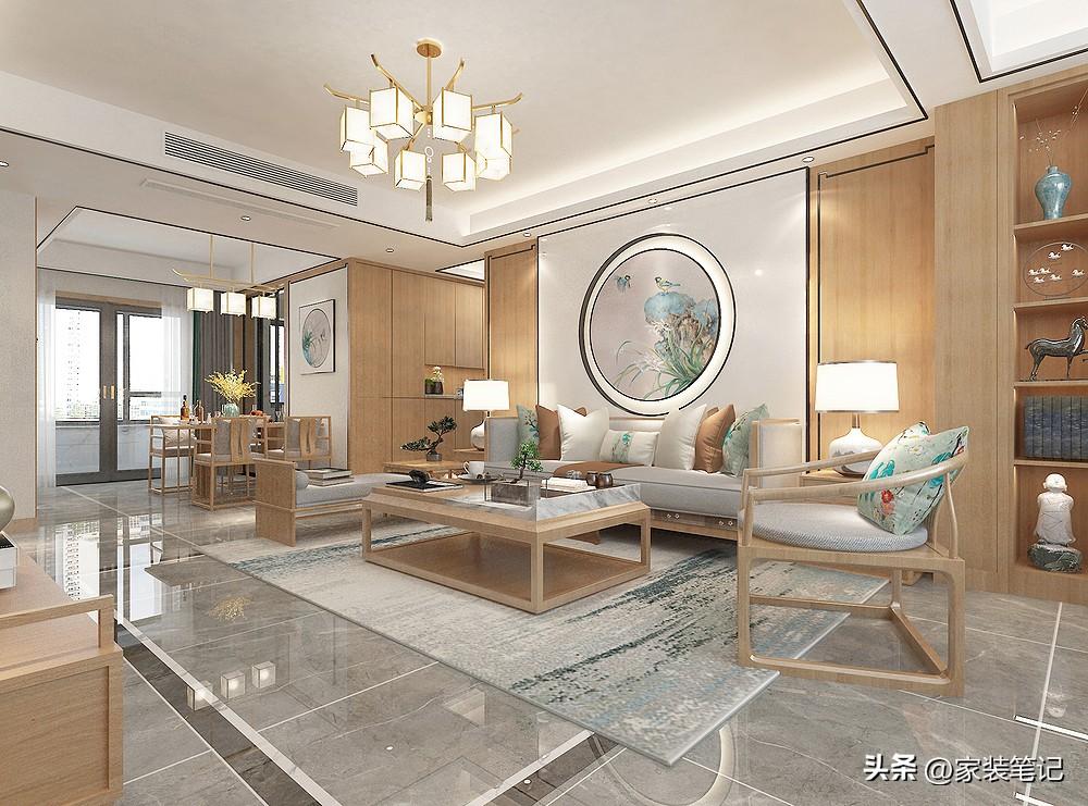 發(fā)現(xiàn)一戶長沙夫妻的新家，110㎡的新中式風(fēng)裝修，全屋高級感滿滿