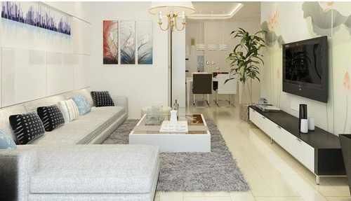 新房裝修，被朋友家的客廳驚艷到了，現(xiàn)在都流行這樣鋪瓷磚嗎