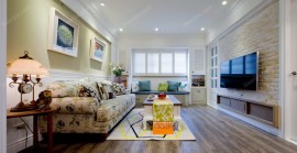 88平現(xiàn)代鄉(xiāng)村森林風裝修圖