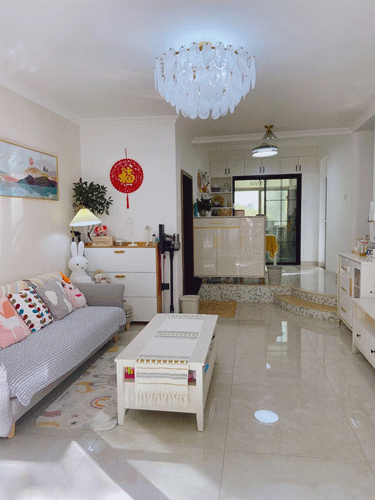 終于喬遷新家了，全屋乳膠漆，天花板只有石膏線，簡(jiǎn)裝反而更耐看