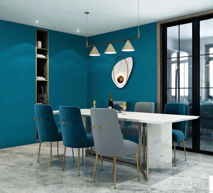 地中海風(fēng)格墻布搭配設(shè)計(jì)特點(diǎn)美翻你！