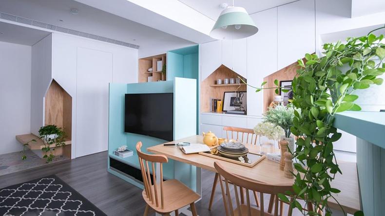 92㎡小戶型樣板房，最近火了，好美