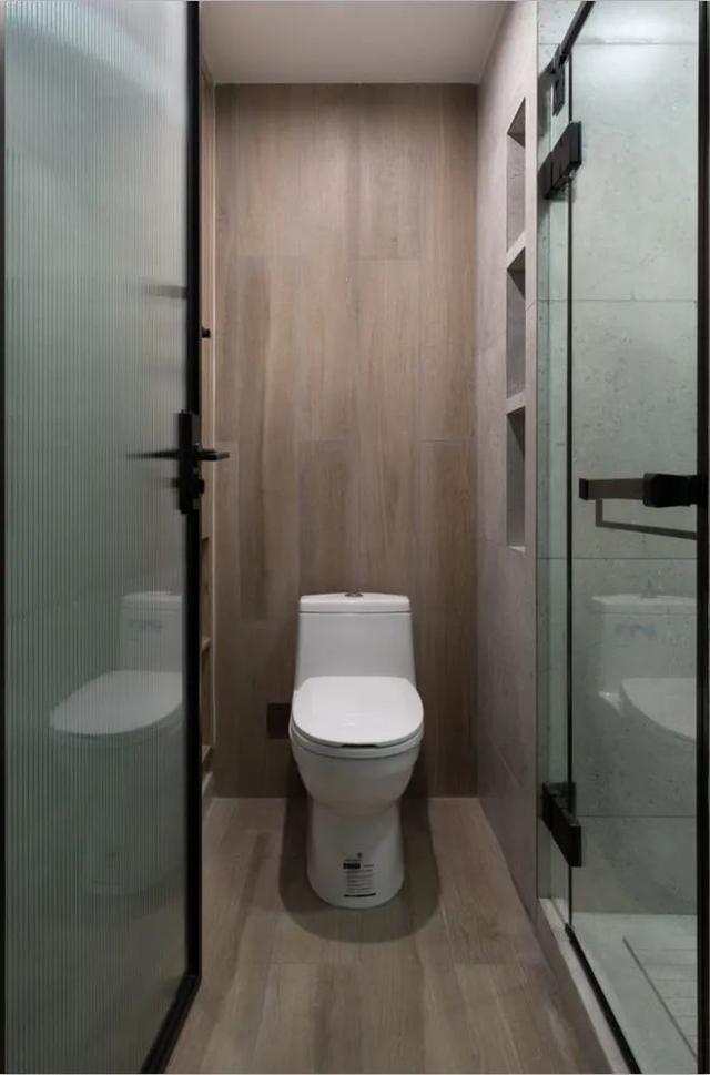 酒店公寓裝修效果圖(35㎡酒店式開(kāi)間單身公寓，半平米都沒(méi)浪費(fèi)，還裝得很有檔次)(圖16)