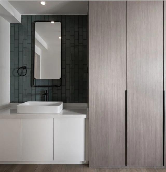 酒店公寓裝修效果圖(35㎡酒店式開(kāi)間單身公寓，半平米都沒(méi)浪費(fèi)，還裝得很有檔次)(圖3)