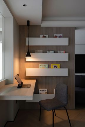 書房墻面裝飾 小書房裝修效果圖 小書房簡(jiǎn)約裝修效果圖
